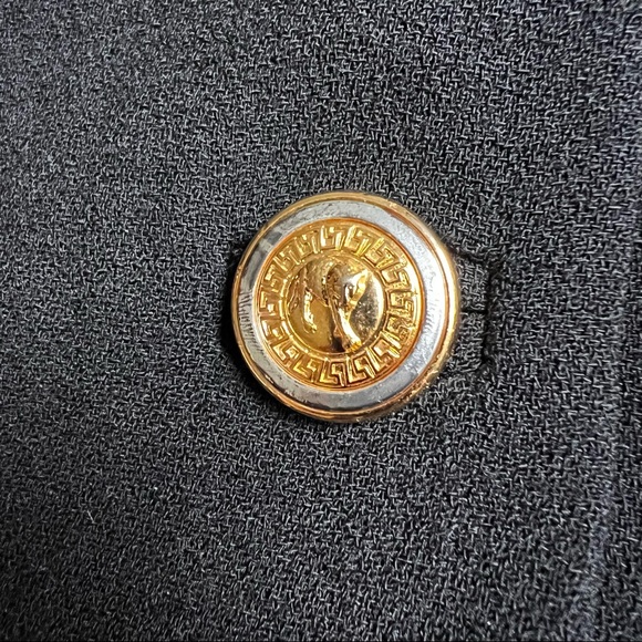 VERSACE Rare Vintage Versus Wool Fitted Blazer - Picture 8 of 16